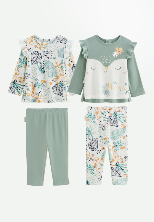 Lot de 2 pyjamas bébé Holamuchacha